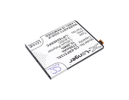 3.8V, 2700mAh, Li-Polymer Battery fits Sony Ericsson, F5121, F5122, 10.26Wh