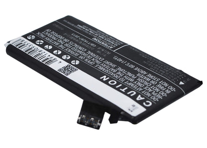 3.75V, 1750mAh, Li-Polymer Battery fits Meizu, M040, M045, 6.5625Wh