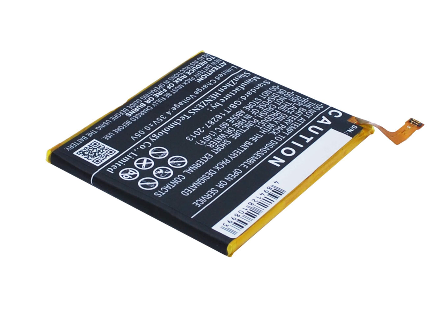 3.8V, 2850mAh, Li-Polymer Battery fits Bq, 759, 760, 10.83Wh