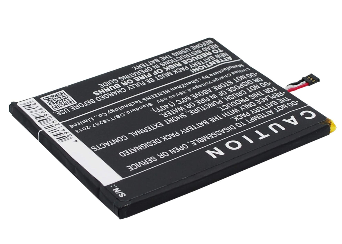 3.8V, 1700mAh, Li-Polymer Battery fits Aux, I7 Air, V950+, 6.46Wh