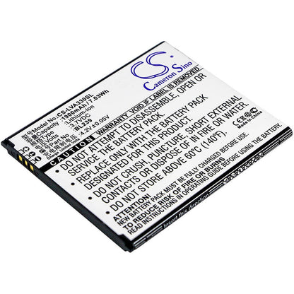 3.7V, 1900mAh, Li-ion Battery fits Lenovo, A330e, A3500, 7.03Wh