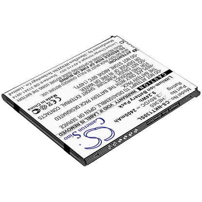 3.85V, 2400mAh, Li-ion Battery fits Nokia, Nokia 1 Plus, Ta-1111, 9.24Wh