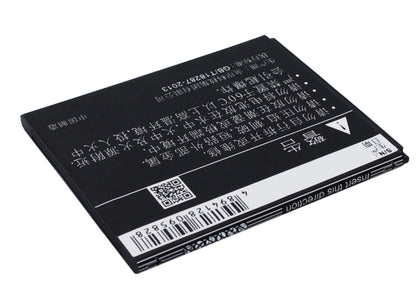 3.7V, 1650mAh, Li-ion Battery fits Coolpad, 5311, 7251, 6.105Wh