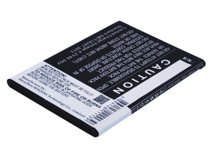 3.7V, 1800mAh, Li-ion Battery fits Kazam, Trooper 451, Trooper 451 Dual Sim, 6.66Wh