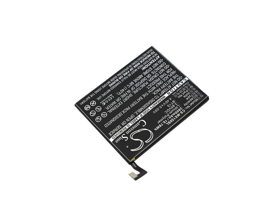 3.85V, 2800mAh, Li-Polymer Battery fits Meizu, M3s, Meilan 3s, 10.78Wh