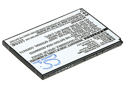 3.8V, 2300mAh, Li-Polymer Battery fits Tcl, P307l, P308l, 8.74Wh
