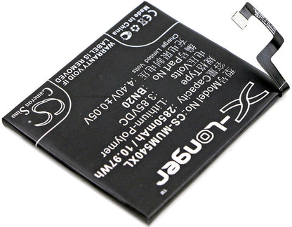 3.85V, 2850mAh, Li-Polymer Battery fits Xiaomi, Meri, Mi 5c, 10.9725Wh