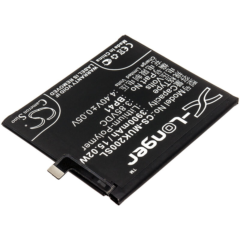 3.85V, 3900mAh, Li-Polymer Battery fits Redmi, K20, M1903f10a, 15.015Wh