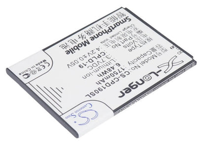 3.7V, 1750mAh, Li-ion Battery fits Coolpad, 5895, 5930, 6.475Wh