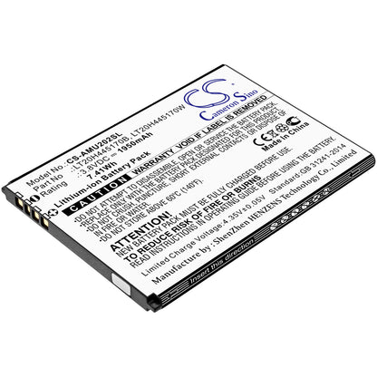 3.8V, 1950mAh, Li-ion Battery fits At&t, Maestro, U202aa, 7.41Wh