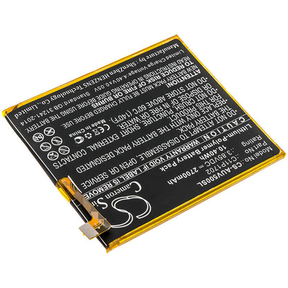 3.85V, 2700mAh, Li-Polymer Battery fits Asus, A009, V500kl, 10.395Wh