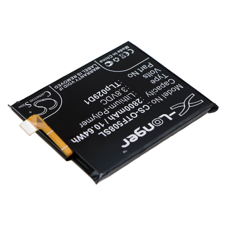 3.8V, 2800mAh, Li-Polymer Battery fits Vodafone, Smart N9, Vfd720, 10.64Wh