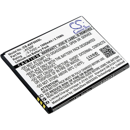 3.7V, 1000mAh, Li-ion Battery fits Archos, 50f Neon, 3.7Wh