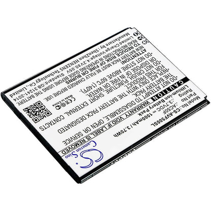 3.7V, 1000mAh, Li-ion Battery fits Archos, 50f Neon, 3.7Wh