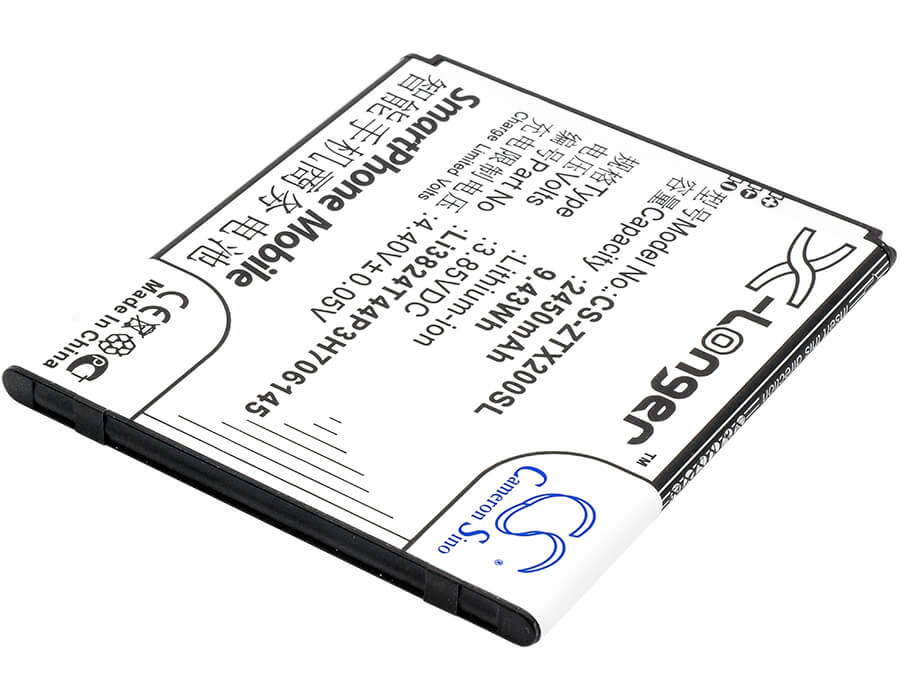 3.85V, 2450mAh, Li-ion Battery fits Zte, Grand X 2, Grand X2, 9.4325Wh