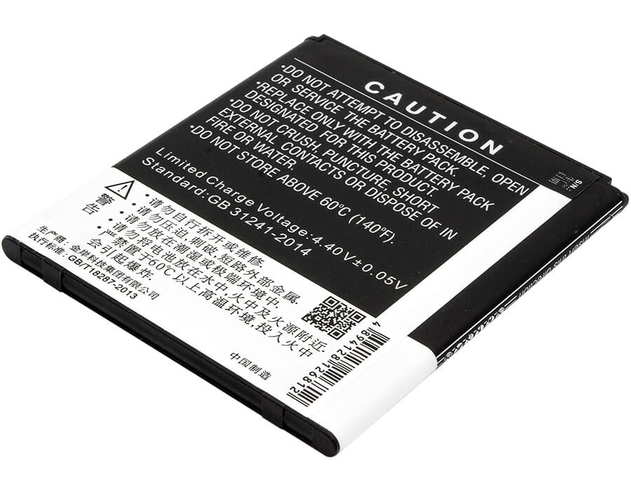 3.85V, 2450mAh, Li-ion Battery fits Zte, Grand X 2, Grand X2, 9.4325Wh