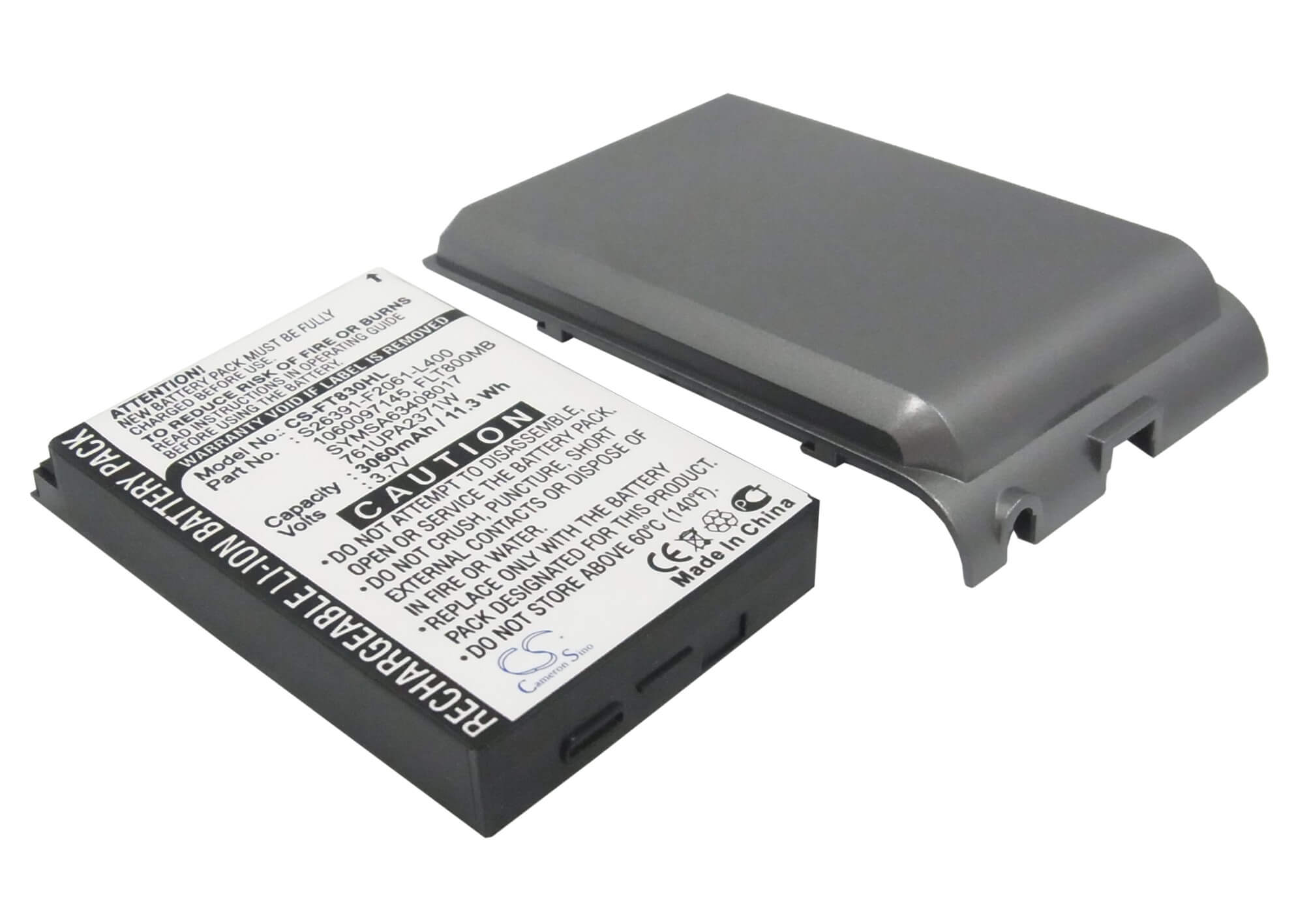 3.7V, 3060mAh, Li-Polymer Battery fits Fujitsu, Loox T800, Loox T810, 11.322Wh