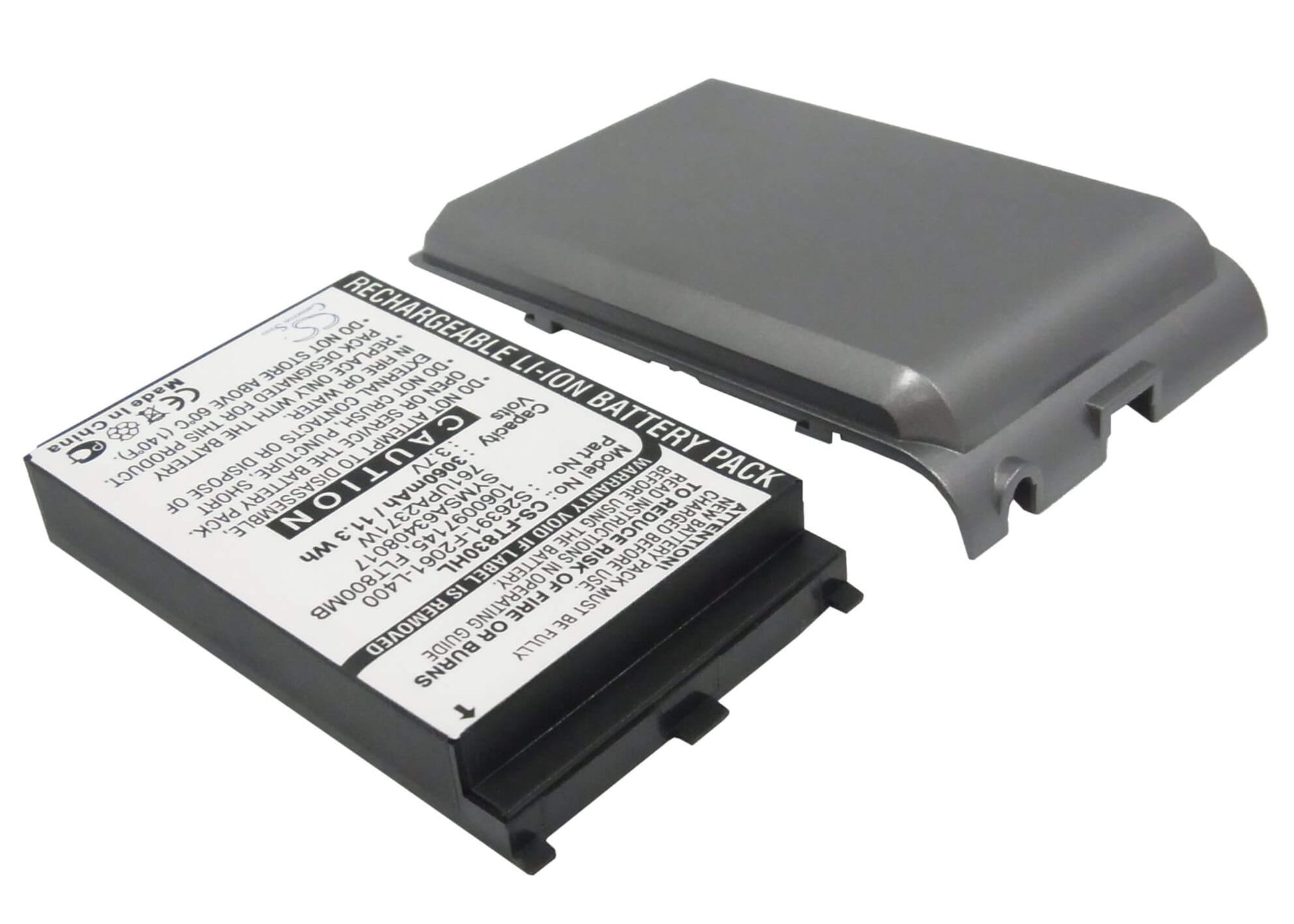 3.7V, 3060mAh, Li-Polymer Battery fits Fujitsu, Loox T800, Loox T810, 11.322Wh
