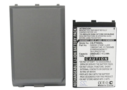 3.7V, 3060mAh, Li-Polymer Battery fits Fujitsu, Loox T800, Loox T810, 11.322Wh