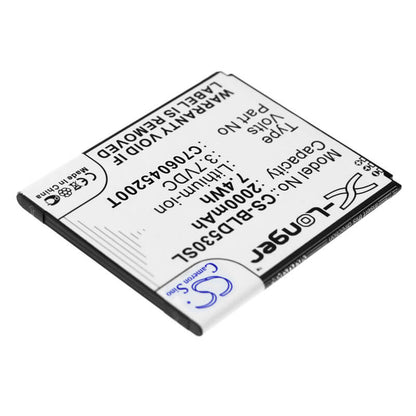 3.7V, 2000mAh, Li-ion Battery fits Blu, D010, D010u, 7.4Wh