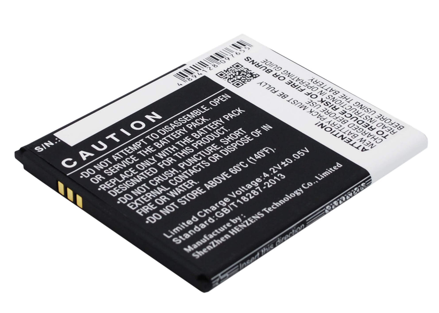 3.7V, 2000mAh, Li-ion Battery fits Kazam, Trooper X5.0, 7.4Wh