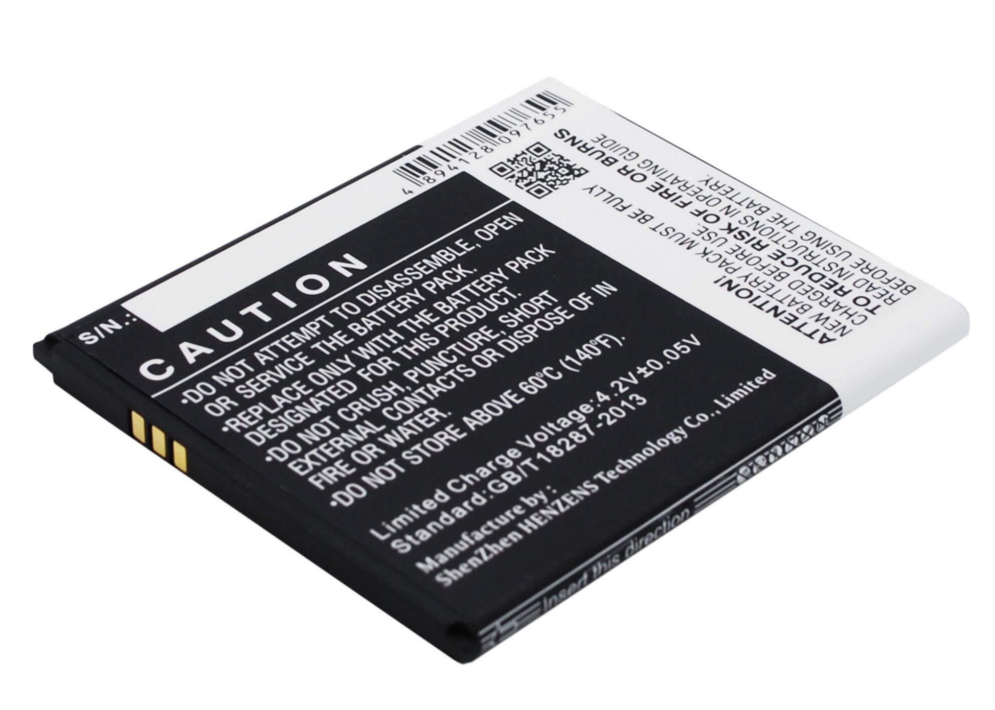 3.7V, 2000mAh, Li-ion Battery fits Kazam, Trooper X5.0, 7.4Wh