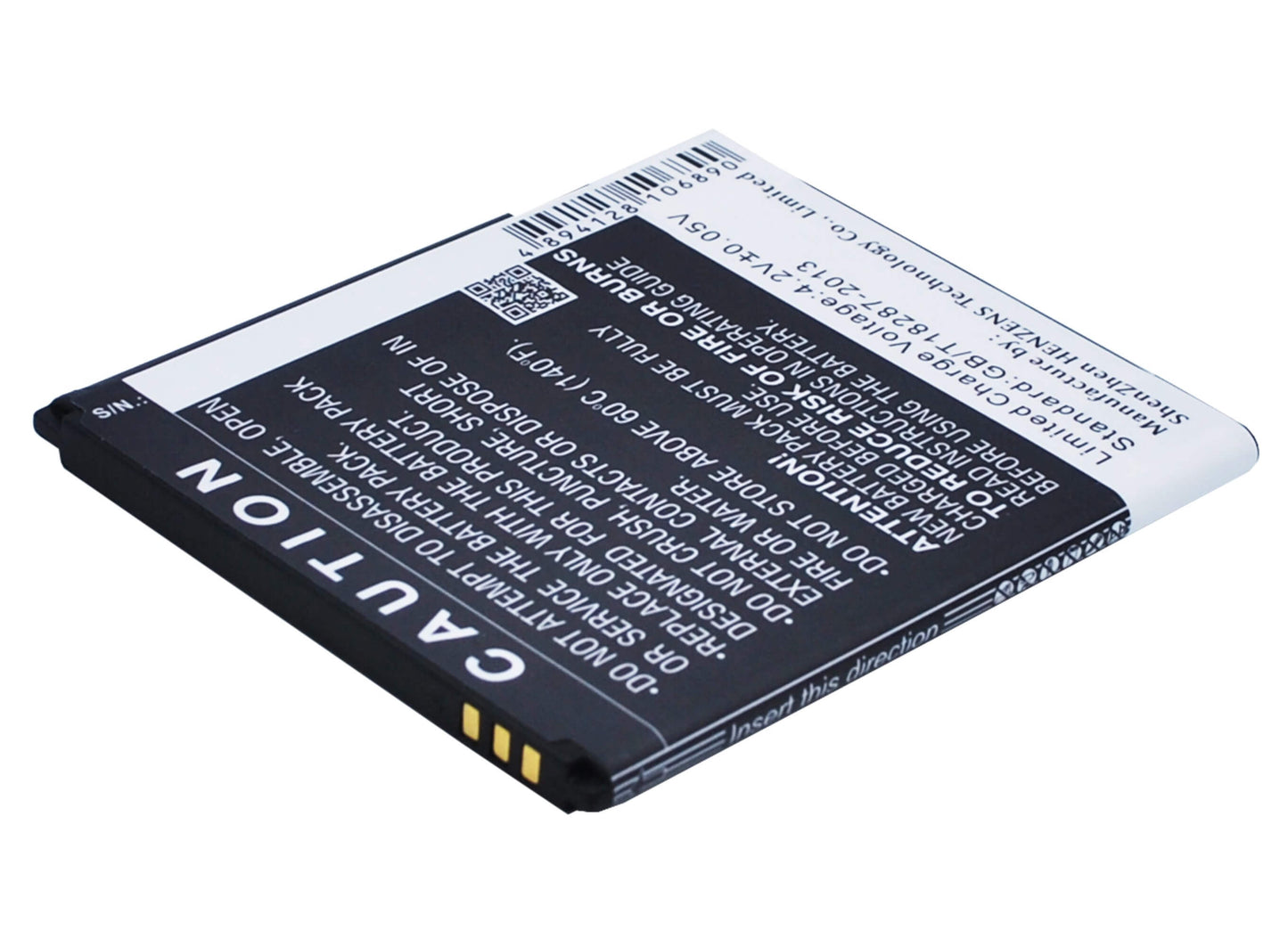 3.7V, 2000mAh, Li-ion Battery fits Wiko, Barry, Barry Dual Sim, 7.4Wh