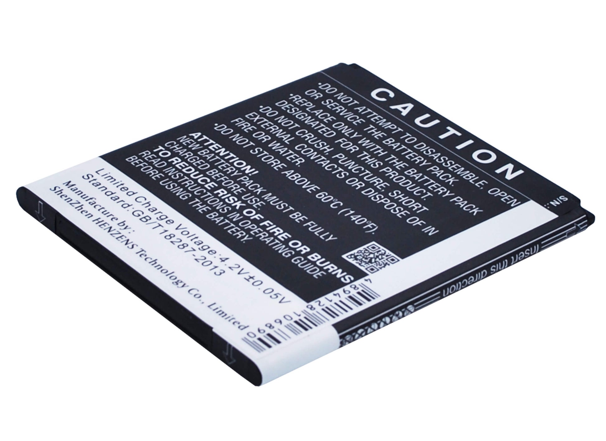 3.7V, 2000mAh, Li-ion Battery fits Wiko, Barry, Barry Dual Sim, 7.4Wh