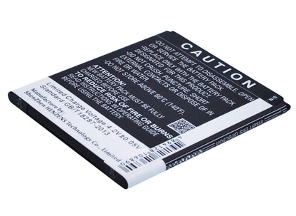 3.7V, 2000mAh, Li-ion Battery fits Wiko, Barry, Barry Dual Sim, 7.4Wh