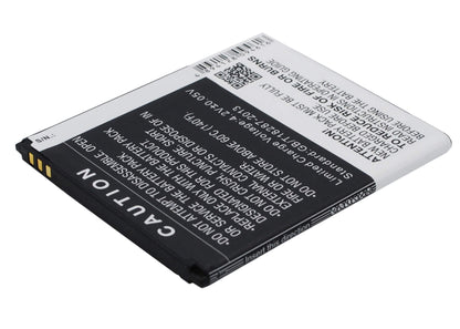 3.7V, 2000mAh, Li-ion Battery fits Wiko, Cink Five, Darknight, 7.4Wh