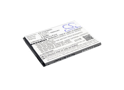 3.8V, 1800mAh, Li-ion Battery fits Tcl, P316l, P500m, 6.84Wh