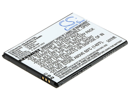 3.8V, 1800mAh, Li-ion Battery fits Coolpad, 8717, 6.84Wh