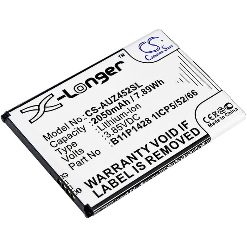 3.85V, 2050mAh, Li-ion Battery fits Asus, X009db, Zb452kg, 7.8925Wh