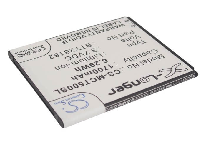 3.7V, 1700mAh, Li-ion Battery fits Myphone, A919i Dual, 6.29Wh