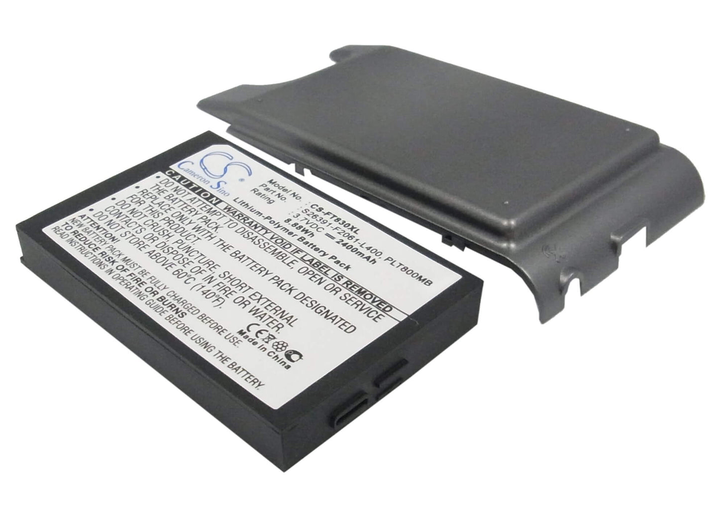3.7V, 2400mAh, Li-Polymer Battery fits Fujitsu, Loox T800, Loox T810, 8.88Wh