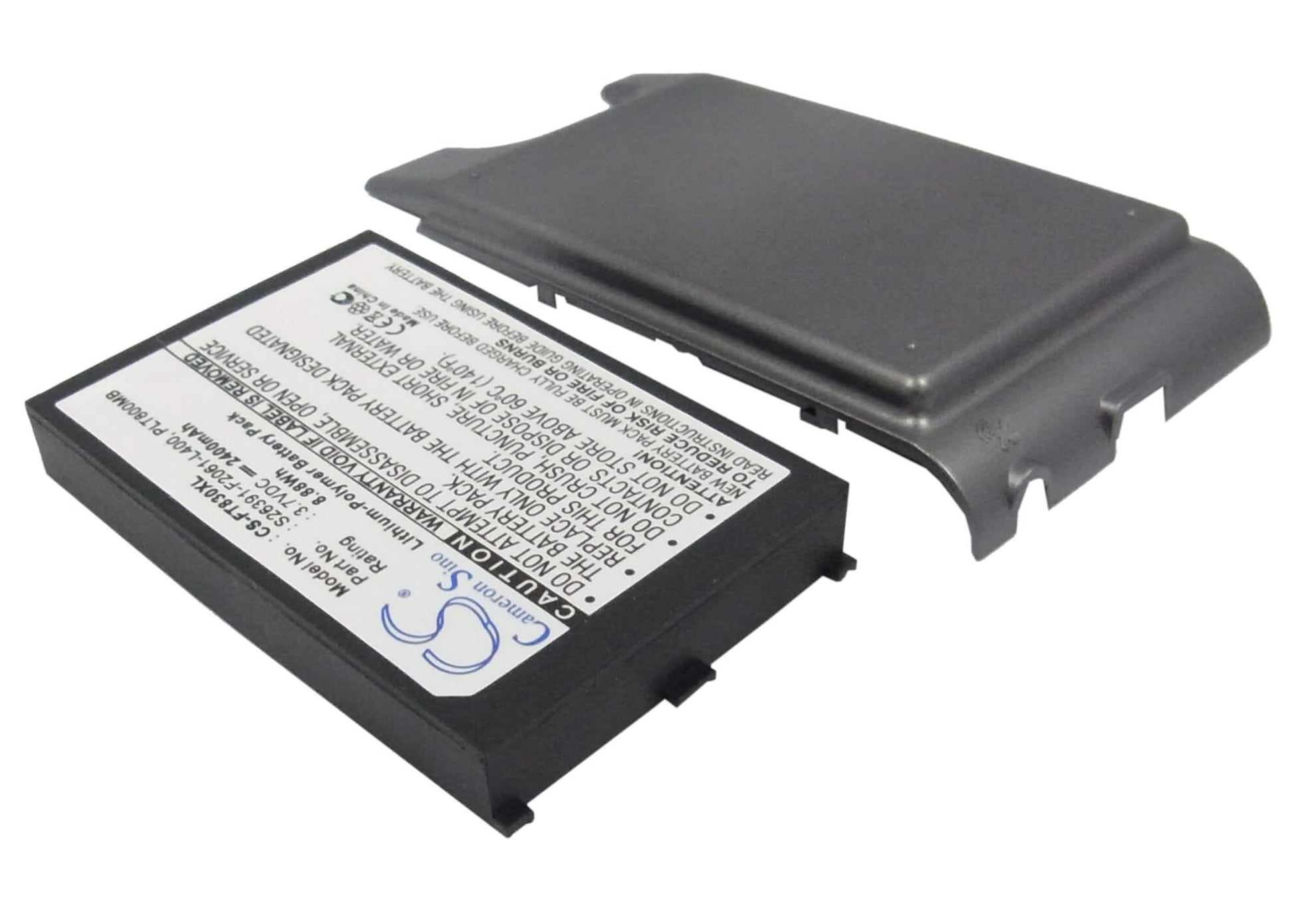 3.7V, 2400mAh, Li-Polymer Battery fits Fujitsu, Loox T800, Loox T810, 8.88Wh
