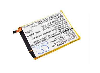3.8V, 2800mAh, Li-Polymer Battery fits Zte, Axon Mini, Axon Mini B2015, 10.64Wh