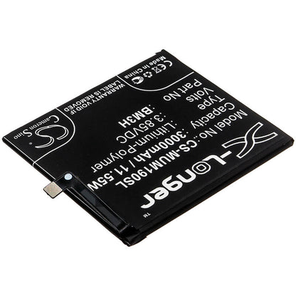 3.85V, 3000mAh, Li-Polymer Battery fits Xiaomi, M1901f9e, M1901f9t, 11.55Wh