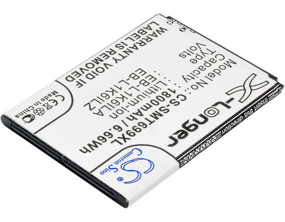 3.7V, 1800mAh, Li-ion Battery fits Samsung, Galaxy S Blaze Q, Relay 4g, 6.66Wh