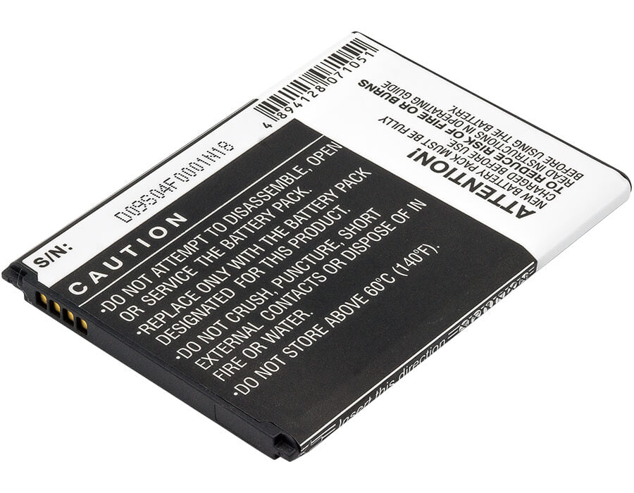 3.7V, 1800mAh, Li-ion Battery fits Samsung, Galaxy S Blaze Q, Relay 4g, 6.66Wh