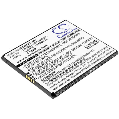 3.8V, 2400mAh, Li-ion Battery fits Zte, Blade A3 2020, Blade A3 2020t, 9.12Wh