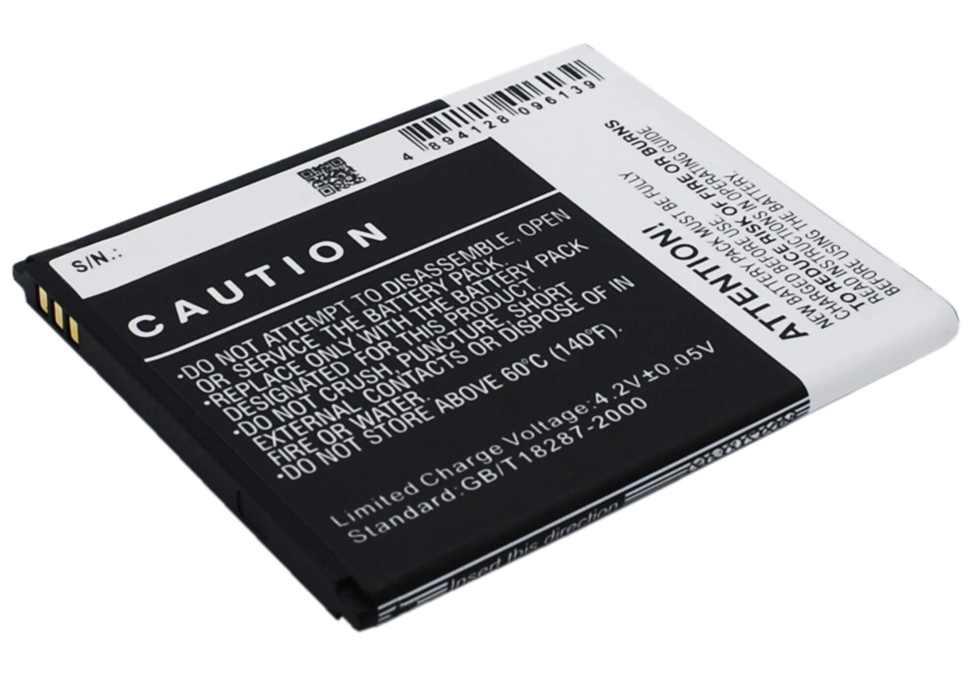 3.7V, 2000mAh, Li-ion Battery fits Mobistel, Cynus T5, Mt-9201b, 7.4Wh