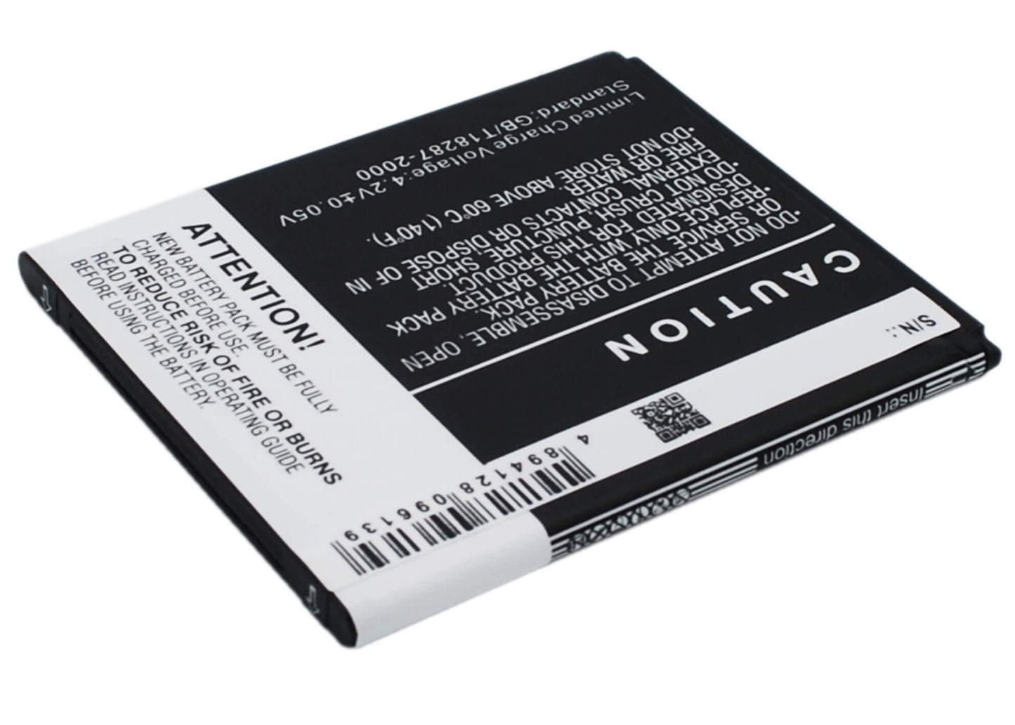 3.7V, 2000mAh, Li-ion Battery fits Mobistel, Cynus T5, Mt-9201b, 7.4Wh