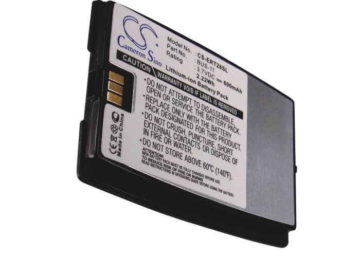 3.7V, 600mAh, Li-ion Battery fits Sony Ericsson, R320, R520, 2.22Wh