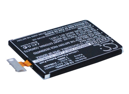 3.8V, 2100mAh, Li-Polymer Battery fits Sprint, Ls970, 7.98Wh