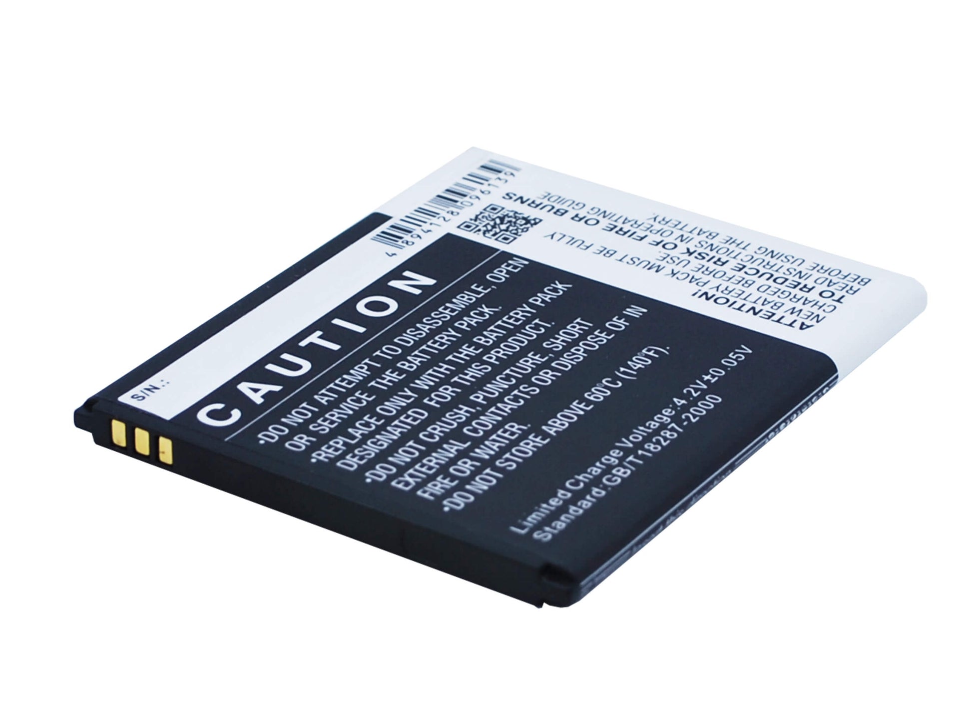3.7V, 2000mAh, Li-ion Battery fits Mobistel, Cynus F5, Mt-8201b, 7.4Wh