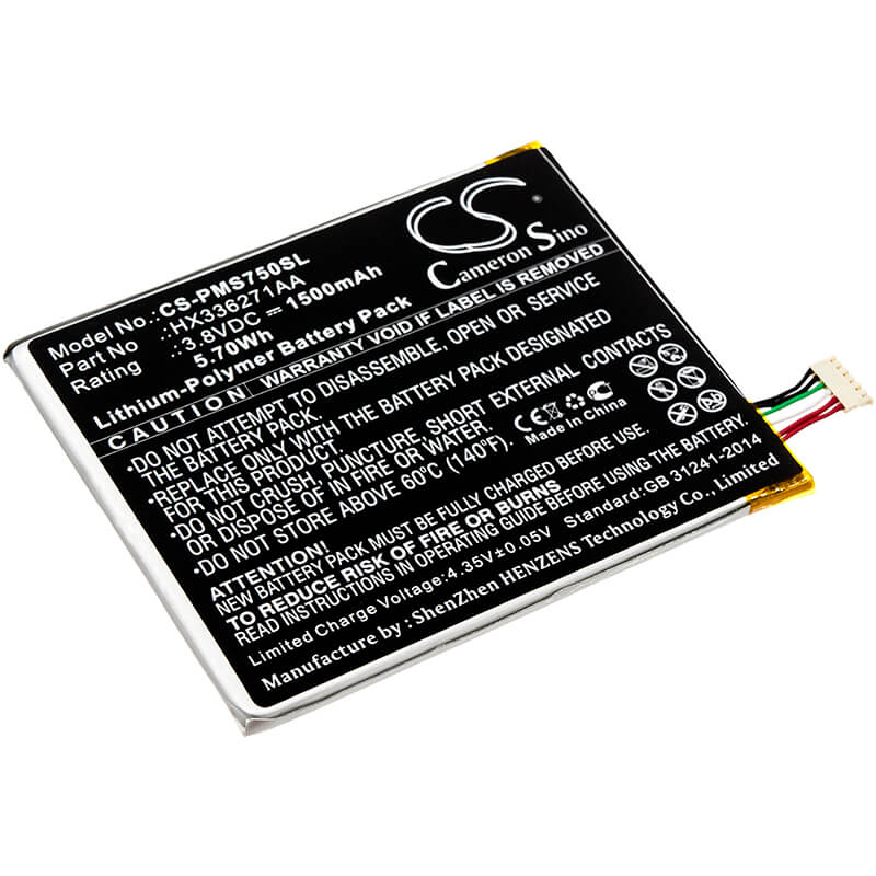 3.8V, 1500mAh, Li-Polymer Battery fits Prestigio, Psp7505 Duo, Psp7505duo, 5.7Wh