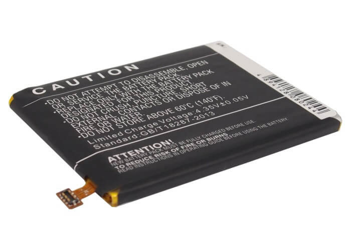 3.8V, 2900mAh, Li-Polymer Battery fits Huawei, Ascend D2, Ascend D2-0082, 11.02Wh