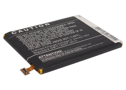 3.8V, 2900mAh, Li-Polymer Battery fits Huawei, Ascend D2, Ascend D2-0082, 11.02Wh