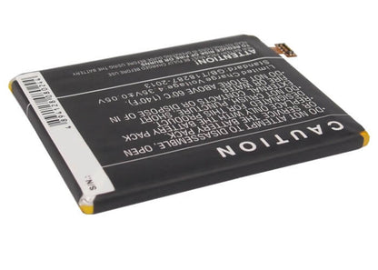 3.8V, 2900mAh, Li-Polymer Battery fits Huawei, Ascend D2, Ascend D2-0082, 11.02Wh